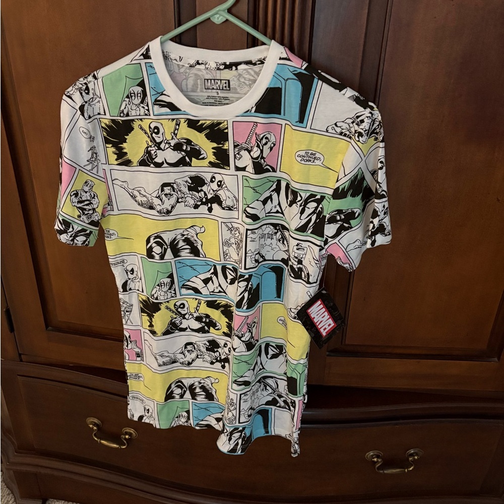 Marvel Men's Comic Panel T-Shirt - Multicolor